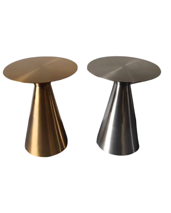 Rose Gold Orbit Steel Table