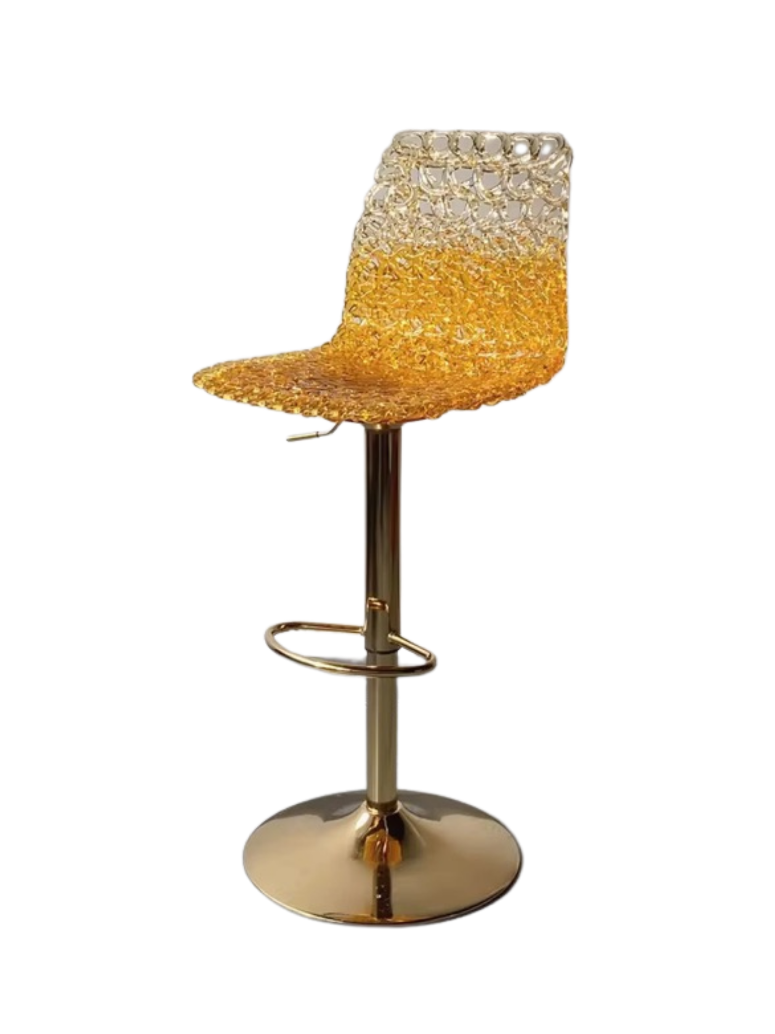 Lux Crystal Look PE Bar Stool