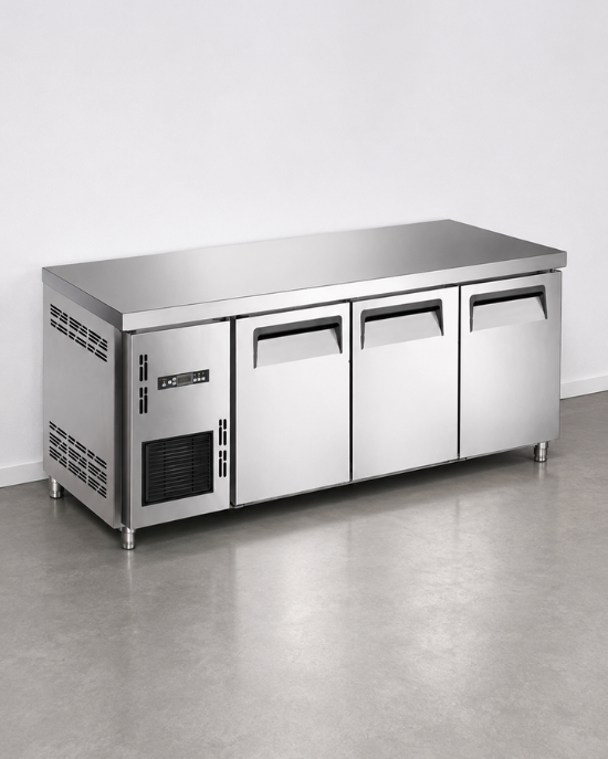 Stainless Steel Underbar Freezer
